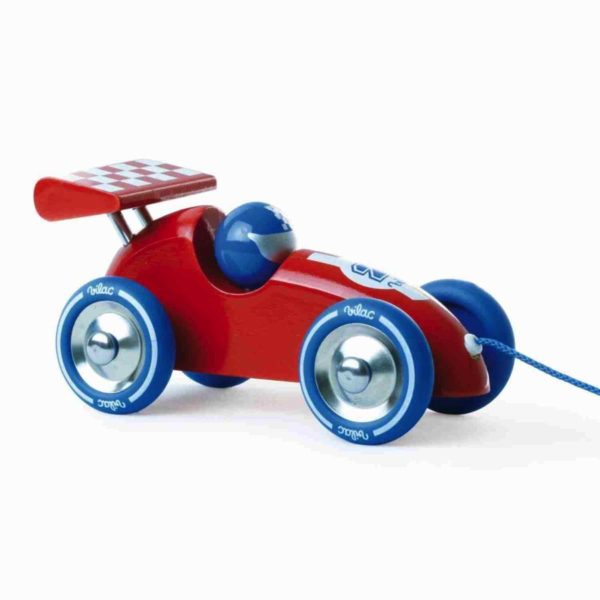 Vilac Nachziehspielzeug, Rennwagen - Rot
