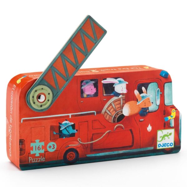 DJECO Puzzle „Feuerwehrauto“