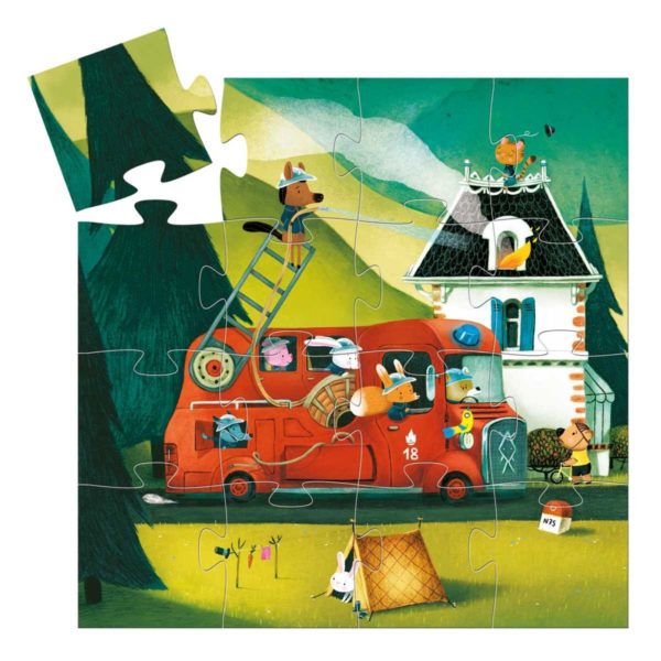 DJECO Puzzle „Feuerwehrauto“ – Bild 2
