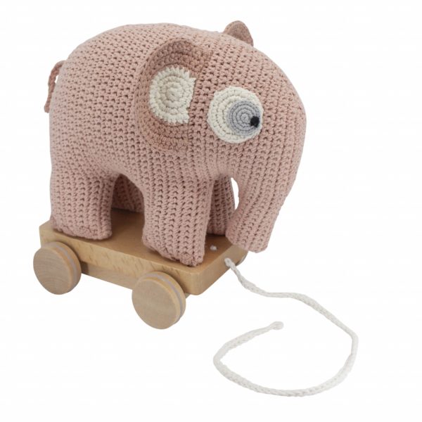 Sebra Nachziehtier Elefant Rosa