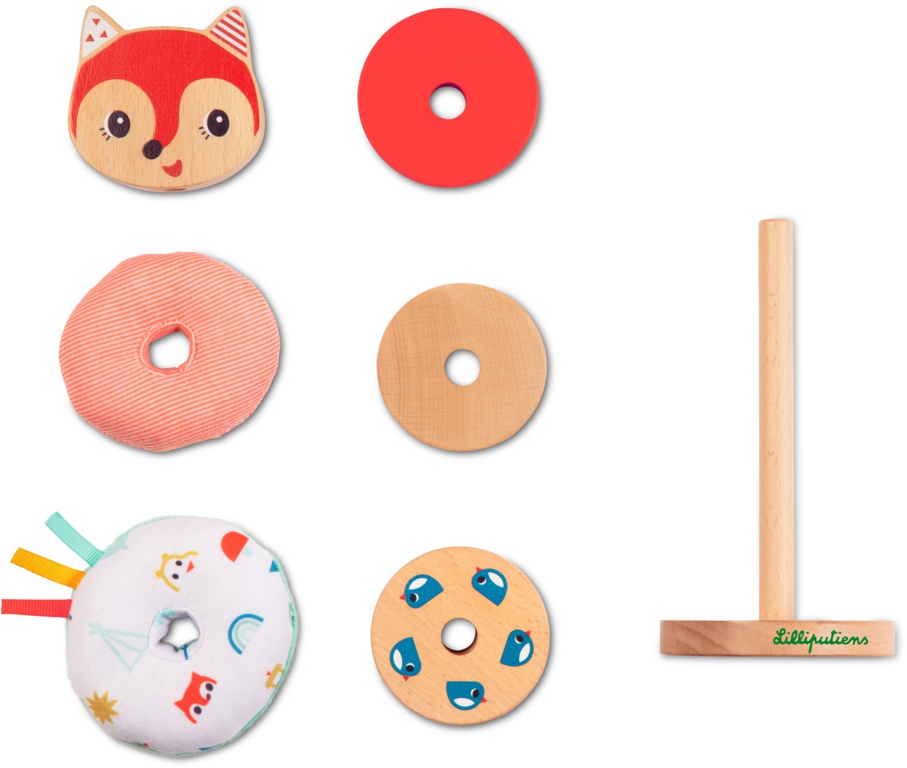 Lilliputiens Stapelpyramide Fuchs Alice – Bild 3