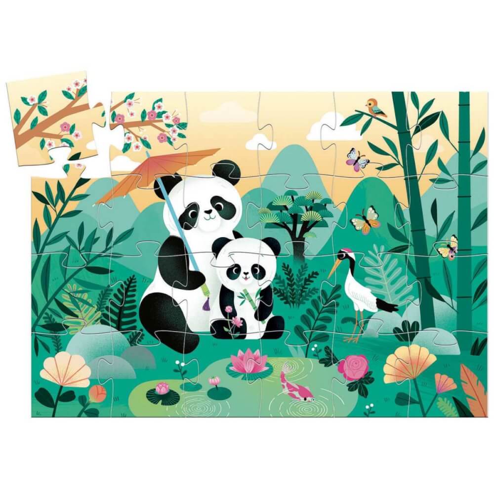 Djeco Formen Puzzle Leo Panda – Bild 2