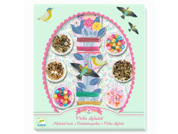 Djeco Schmuck Basteln Buchtabenperlen