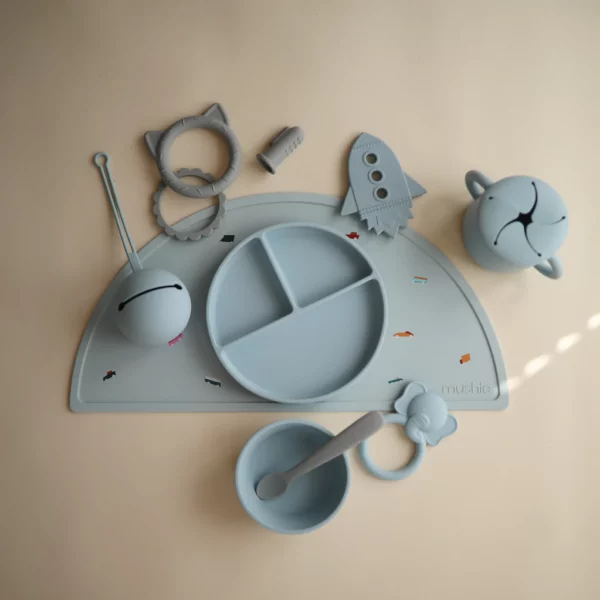 Mushie Snack Cup Powder Blue – Bild 2
