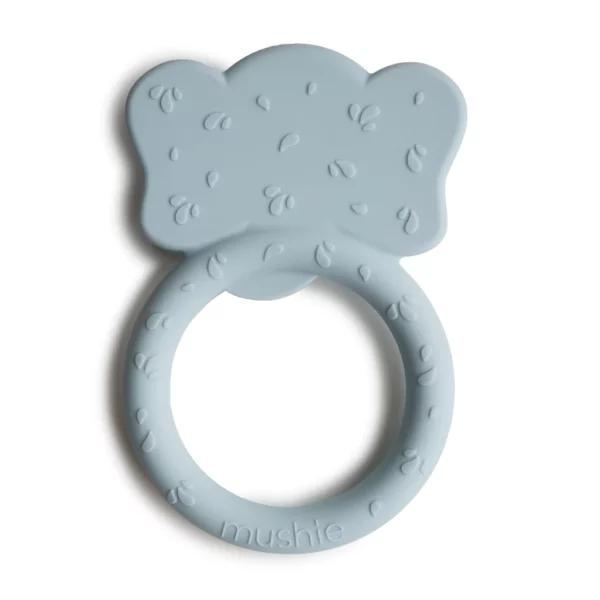 Mushie Teether Elephant blau – Bild 2