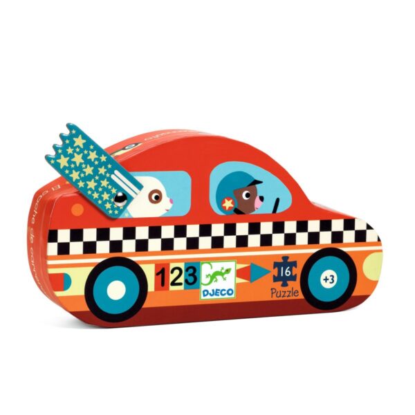 Djeco Puzzle Rennauto
