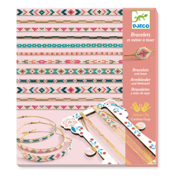 Djeco Schmuck Basteln-Weben mit Perlen
