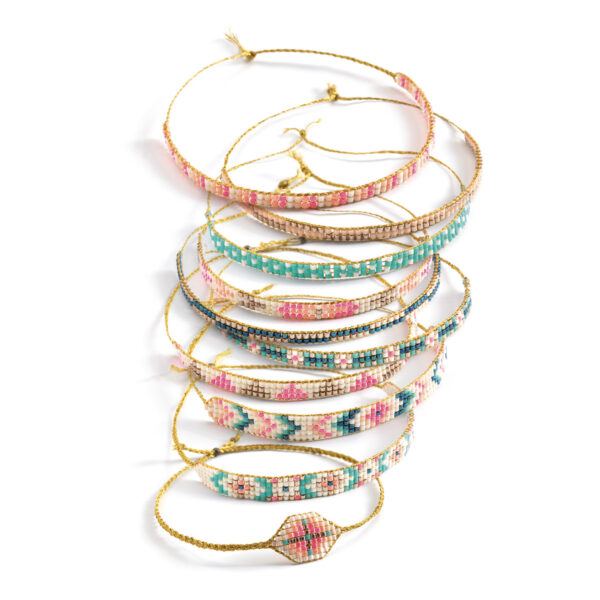 Djeco Schmuck Basteln-Weben mit Perlen – Bild 2