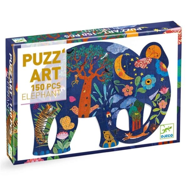 Djeco Puzzle Puzz'art Elefant – Bild 4