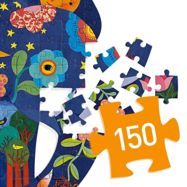 Djeco Puzzle Puzz'art Elefant – Bild 3