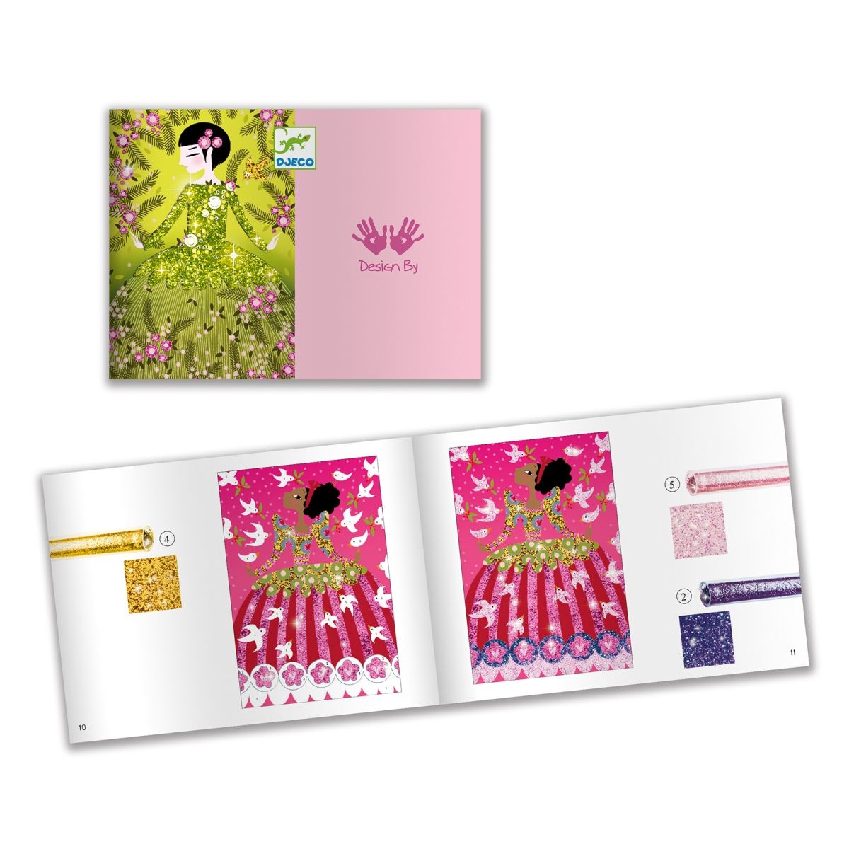 Djeco Glitzersand Kleider – Bild 4