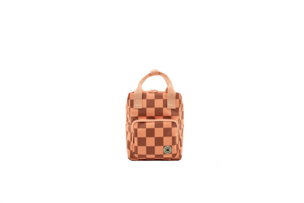 Sticky Lemon Studio Ditte - Backpack small - Blocks pink-brown