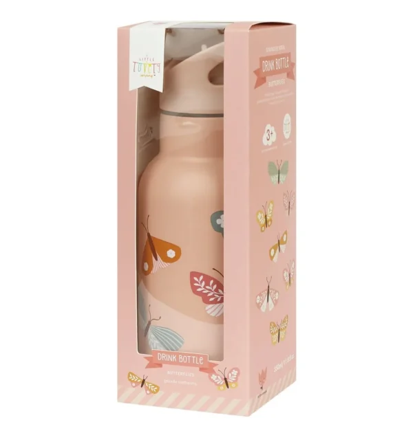 A Little Lovely Company-Edelstahl Trinkflasche-Schmetterlinge – Bild 3