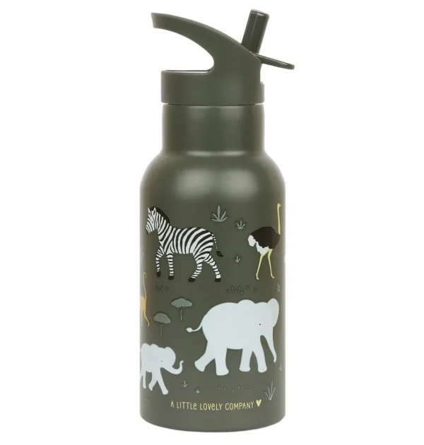A Little Lovely Company-Edelstahl Trinkflasche-Savane – Bild 2