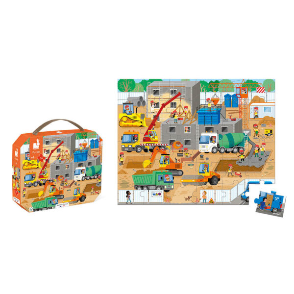 Janod Puzzle Baustelle – Bild 3