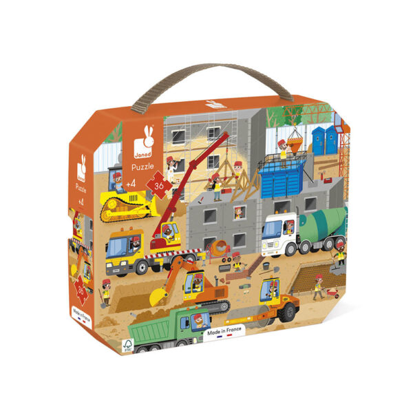 Janod Puzzle Baustelle