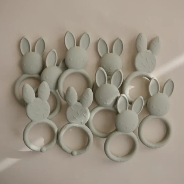 Mushie Teether Bunny Sage – Bild 3