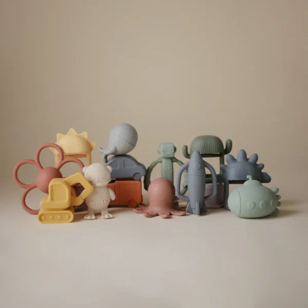 Mushie Daisy Rassel Beißring – Bild 5