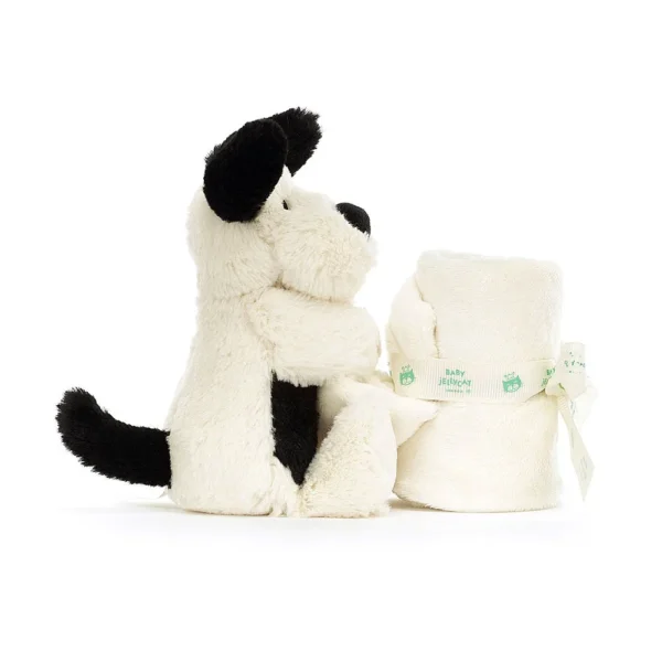 Jellycat Welpenschmusetuch Bashful Black & Cream – Bild 3