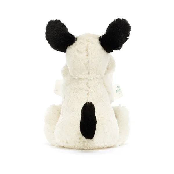 Jellycat Welpenschmusetuch Bashful Black & Cream – Bild 4