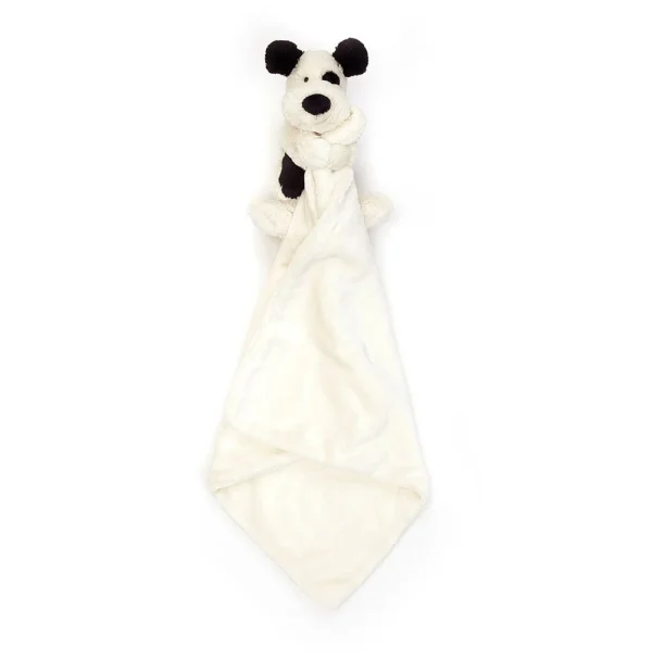 Jellycat Welpenschmusetuch Bashful Black & Cream – Bild 5