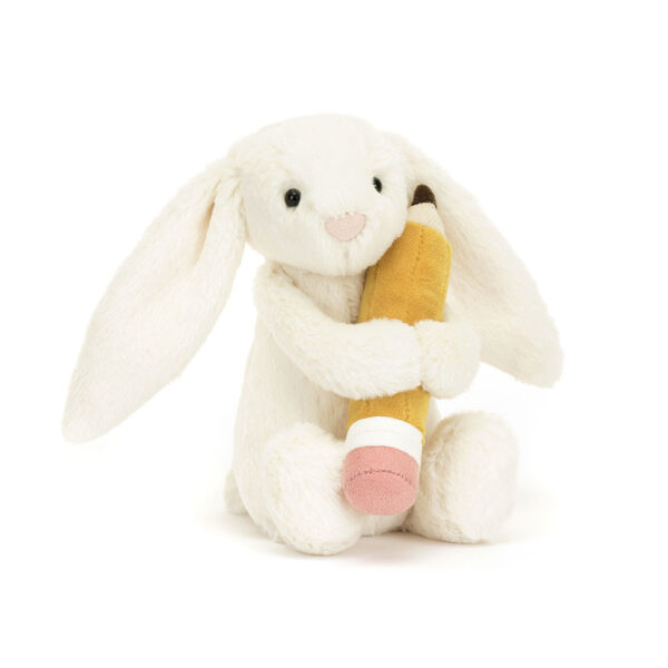 Jellycat Bashful Bunny mit Bleistift