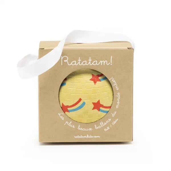 Ratatam Kleiner Ballon Sternschnuppen 12 cm - Gelb – Bild 3