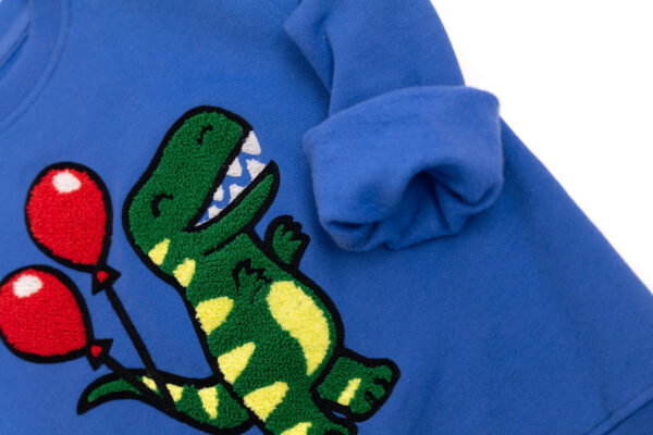 CHIO MI - Kids Sweater Dinosaurier Königsblau – Bild 3