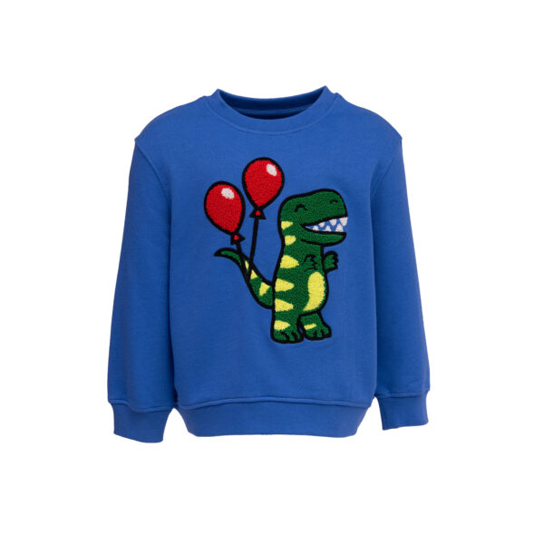 CHIO MI - Kids Sweater Dinosaurier Königsblau