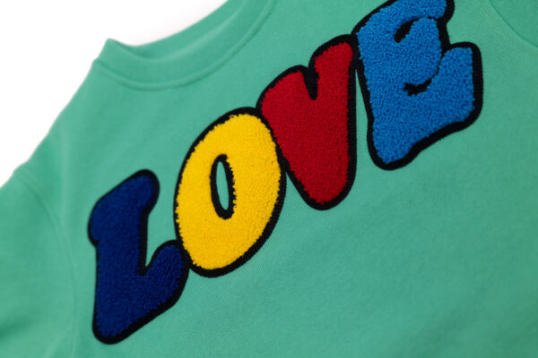 CHIO MI - Kids Sweater LOVE Grün – Bild 3