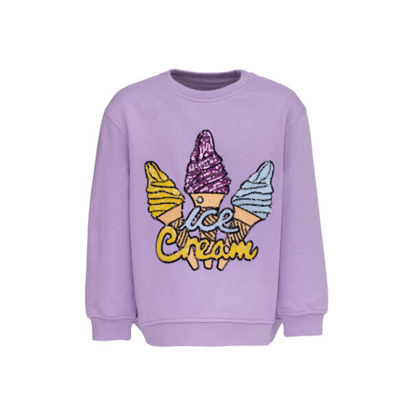 CHIO MI - Kids-Sweatshirt ICECREAM Lavender