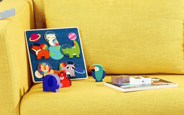 Vilac - Touch Puzzle, Weltraum - Andy Westface – Bild 5