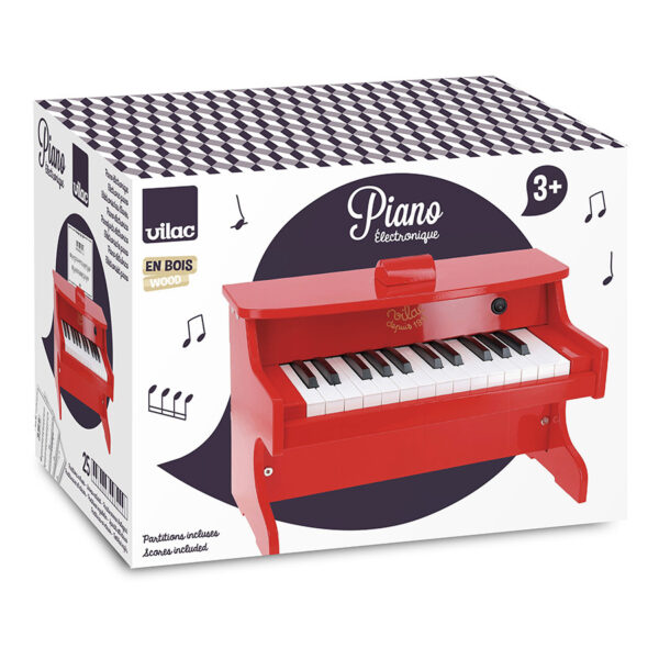 Vilac Rotes E-Klavier – Bild 3