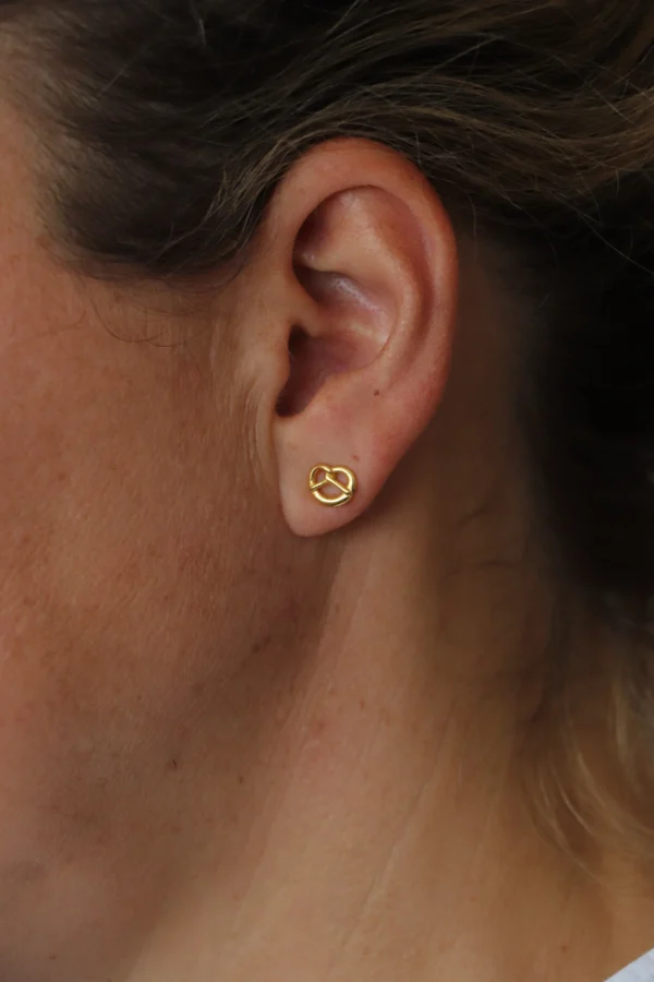 VON RIKE Ohrstecker Brezel – Bild 2