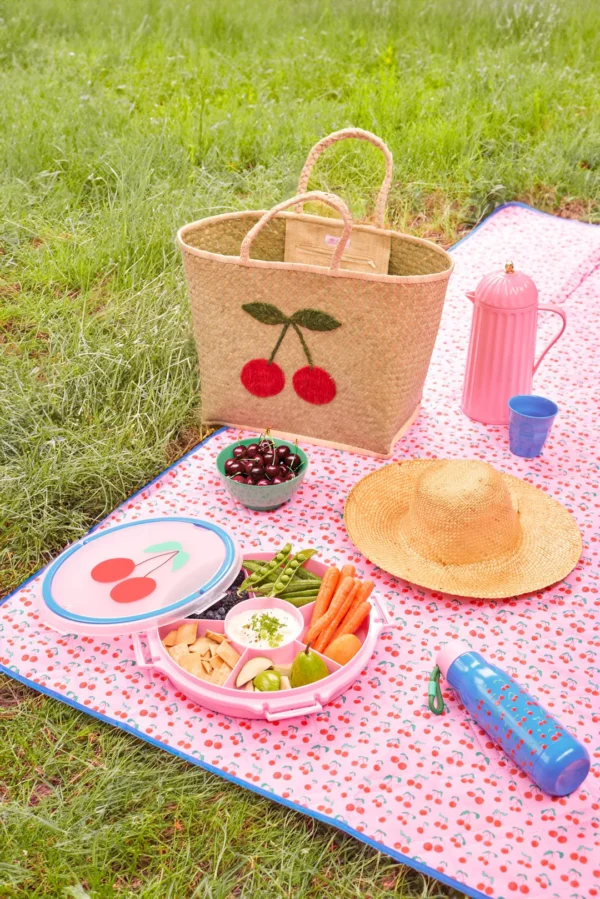Rice - Picknickdecke Pink-Cherry Love – Bild 2