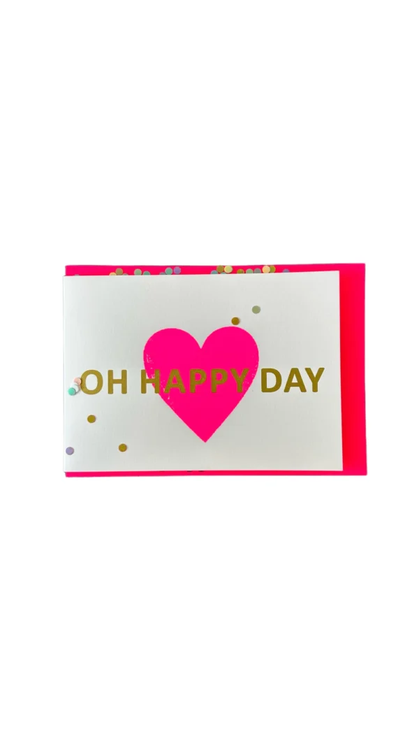 VON RIKE Karte OH HAPPY DAY!