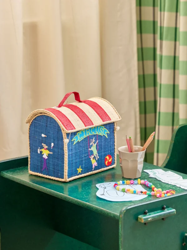 RICE Kids Bag Raffia Circus Extra Klein – Bild 2