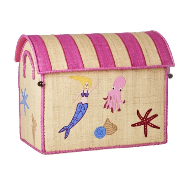 Rice Spielzeugkorb Mermaid Mittel