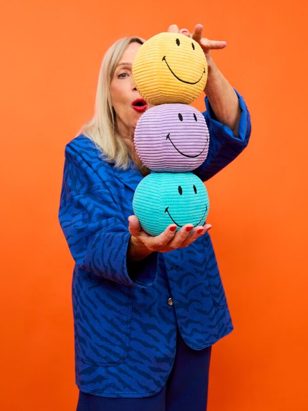 Bon Ton Toys Smiley Eco Corduroy Teal - 13 cm – Bild 2
