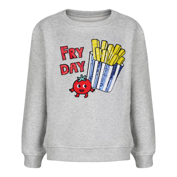 CHIO MI  - Kids Sweater Glitter Fries