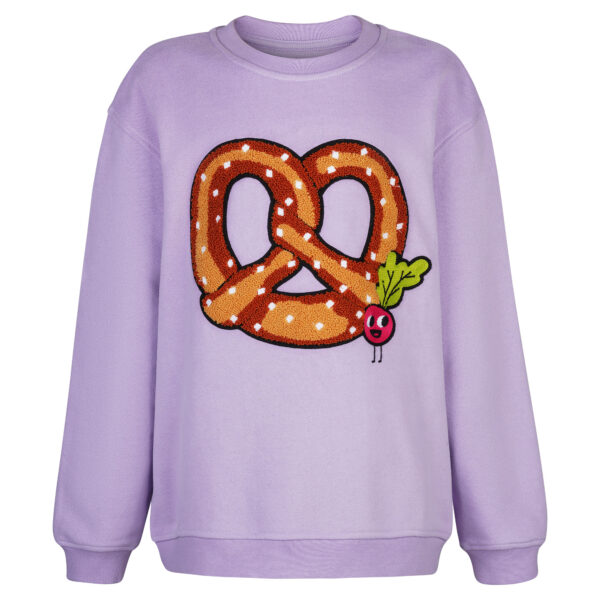CHIO MI  - Kids Sweater Pretzel Lavender