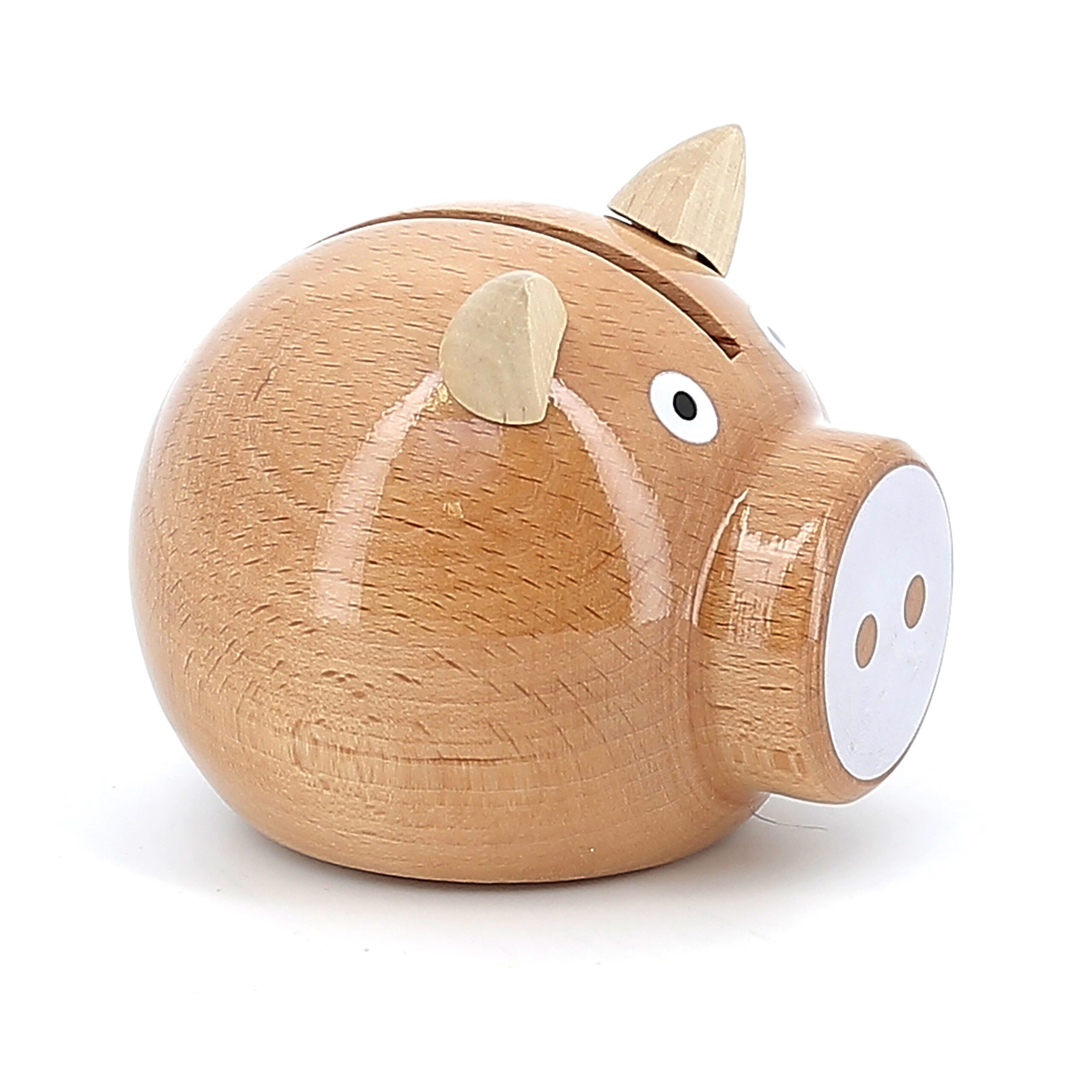 Vilac Sparschwein aus Holz Weiß – Bild 2
