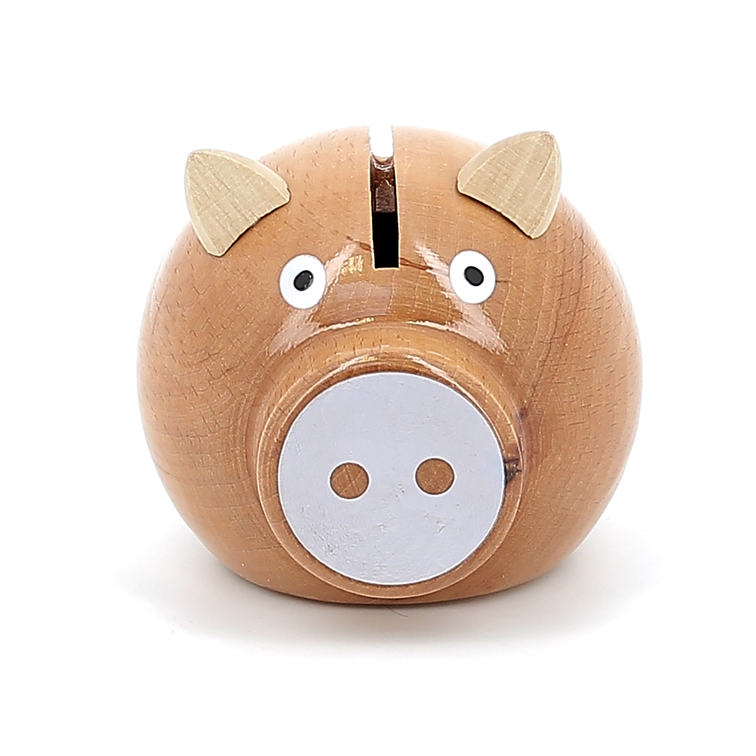 Vilac Sparschwein aus Holz Weiß – Bild 3