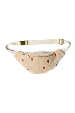 Noos - Ecru Hearts Teddy Mini-Gürteltasche