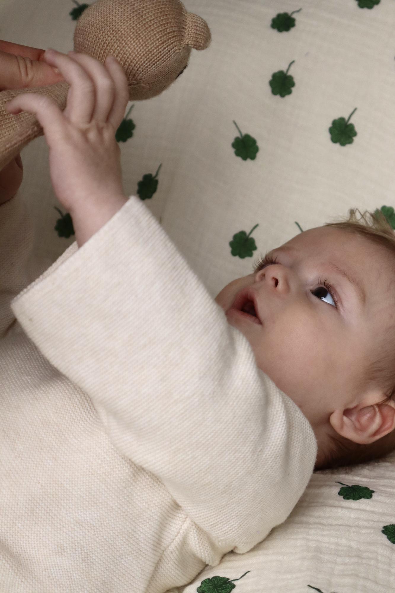 Noos- Mittlere Musselintücher mit Kleeblatt-Muster – Bild 10