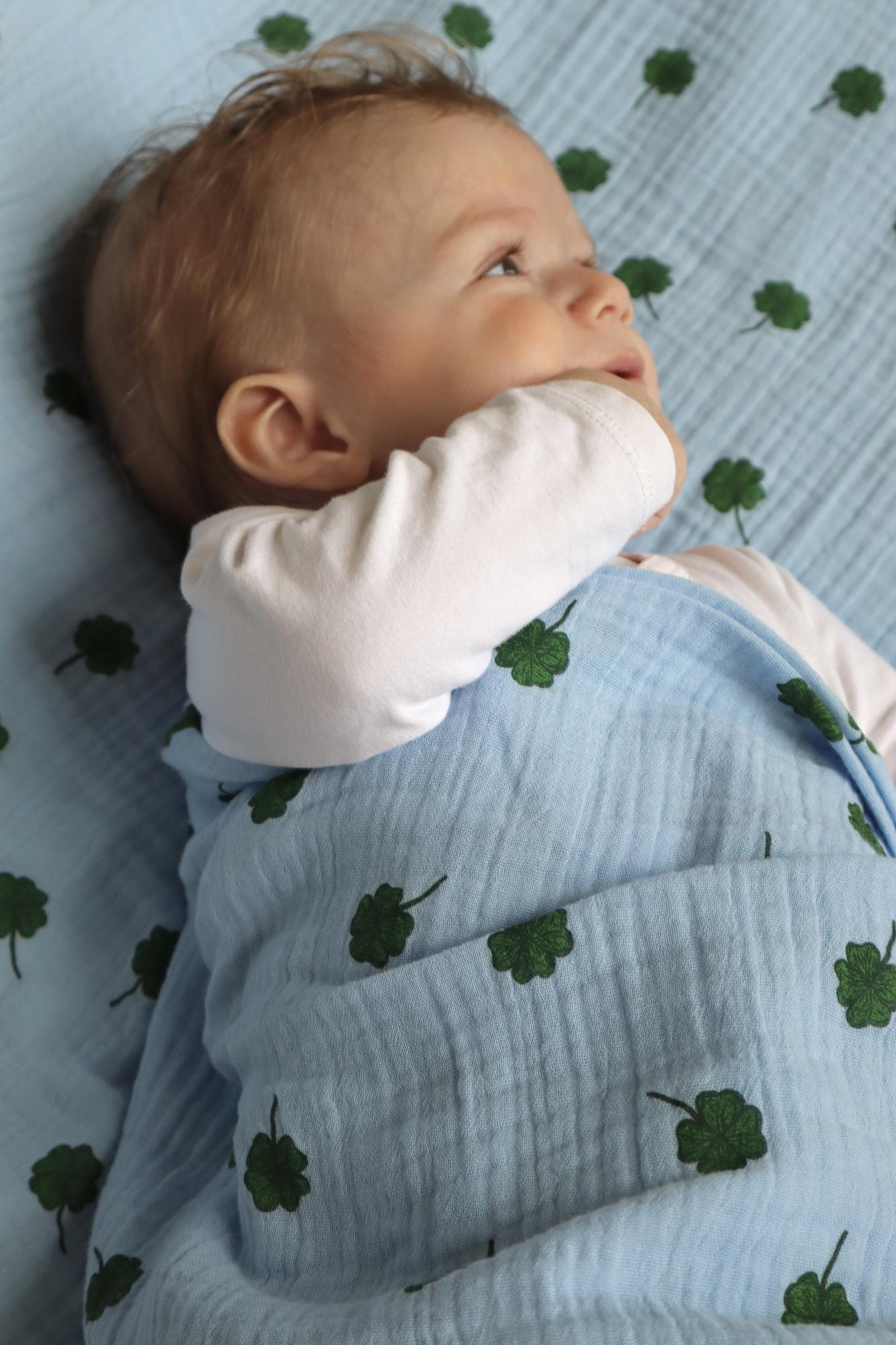 Noos- Mittlere Musselintücher mit Kleeblatt-Muster – Bild 9