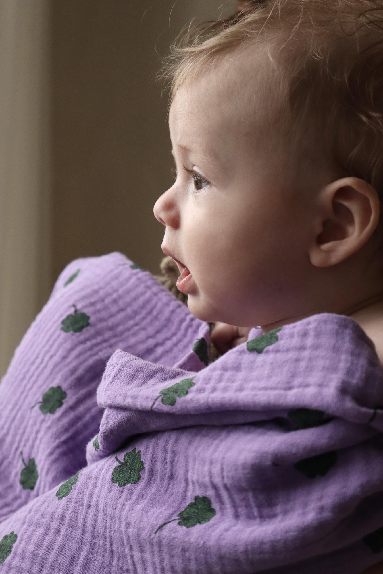 Noos- Mittlere Musselintücher mit Kleeblatt-Muster – Bild 8